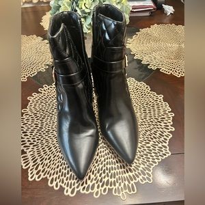 Gorgeous Black winter Booties! 3 inch heel